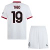 Divisa AC Milan Theo 19 Secondo 2024-25 Maniche Corte - Bambino